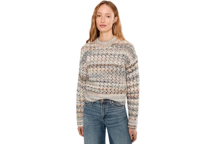 Свитер Madewell Fawn Open Stitch Stripe Pullover