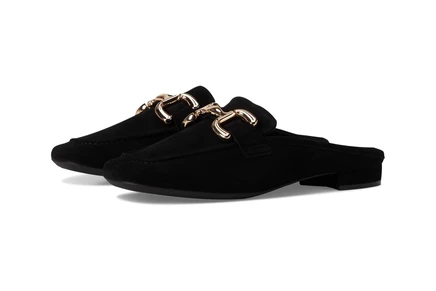 Vaneli Shaine black suede