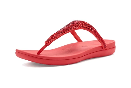 Сандалии FitFlop Solay Mixed-Crystal Toe-Post Sandals