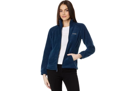 Женская флисовая куртка Columbia Benton Springs Full Zip, темно-синяя