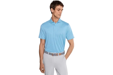 Поло PUMA Golf BRRR Stripe Golf Polo