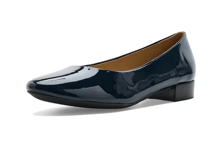Женские балетки Marc Joseph New York Madison Flat, синие лакированные