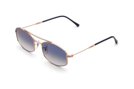 Унисекс солнцезащитные очки Ray-Ban RB3719, розовое золото