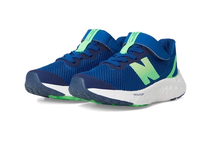 Детские кроссовки New Balance Arishi v4, сине‑зеленые