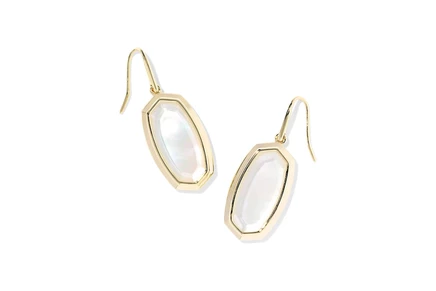Серьги Kendra Scott Dani Bezel Drop Earrings