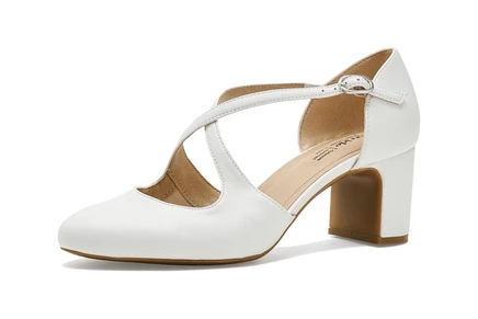 LifeStride Tracy Strappy Shoes bright white