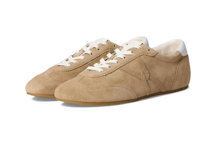 sand beige suede