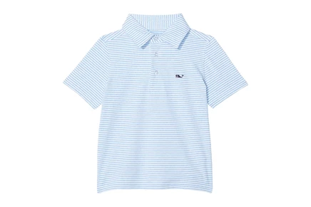 Детское поло Vineyard Vines Kids Sankaty, голубое