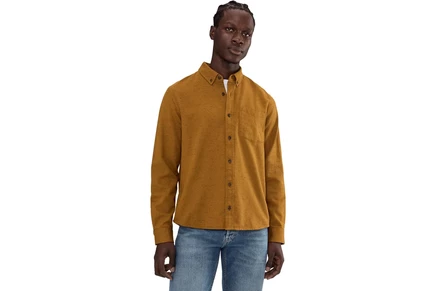 Мужская рубашка L.L.Bean Signature Donegal Woven Long Sleeve Shirt