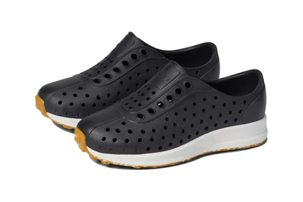 Детские кеды Native Shoes Kids Robbie, черно-белые