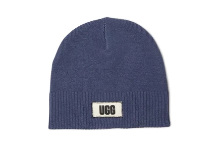 Унисекс шапка UGG Lightweight Beanie, темно‑синяя