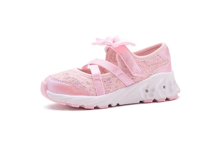 Детские кроссовки Stride Rite Lighted Flora, пудровые