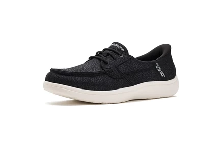 Женские слипоны Skechers Hands Free Brooklyn, черно-белые