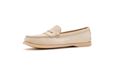 Женские лоферы Sperry A/O из кожи, опаловые