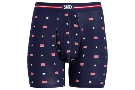 Мужские боксеры SAXX Vibe Xtra Soft с гульфиком, морские