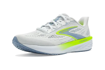 Brooks Launch 12 white/rainwashed/nightlife