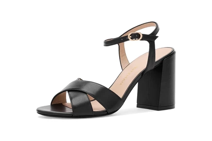 Женские босоножки Stuart Weitzman Alyssa Block 85, черные