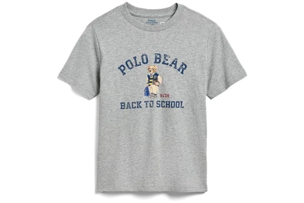 Футболка для малышей Polo Ralph Lauren Polo Bear, серая