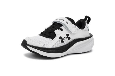 Under Armour Kids Charged Assert 11 Alternate Closure (Little Kid) white/black/black