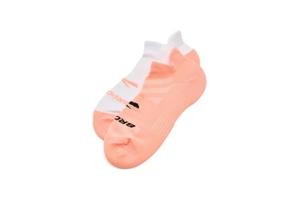 Brooks Ghost Lite No Show 2-Pack cyber peach/white/peach