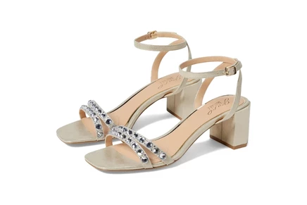 Jewel Badgley Mischka Honor gold metallic