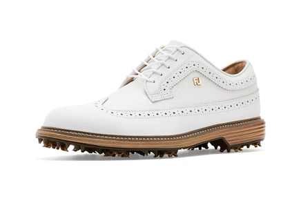 Мужские туфли FootJoy Marquis, бело-каштановые
