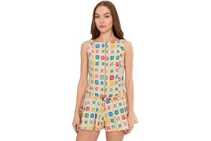 Женский ромпер Free People Dune Dancer Printed, кремовый