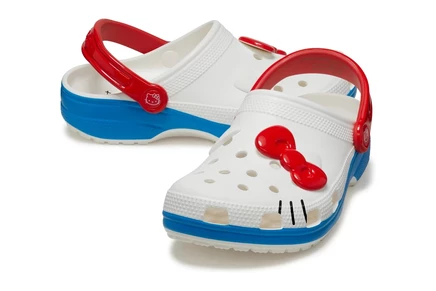 Унисекс кроксы Crocs Hello Kitty I Am Classic, белые