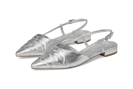 Женские мюли Vince Camuto Agnes, серебристые