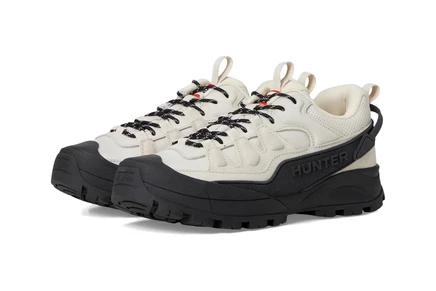 Женские кроссовки Hunter Nicia ivory/black suede