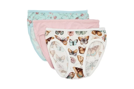 Детские трусы для девочек Kickee Pants, 3 шт., принт