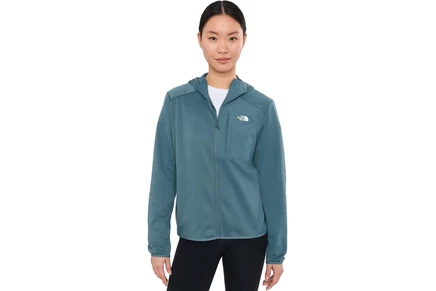 Женская флисовая худи The North Face TNF, гранитно-серая