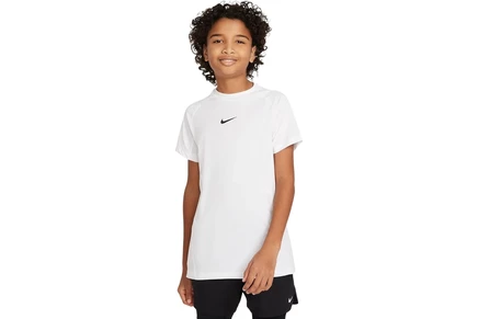 Детские футболки Nike Dri-FIT, бело-черные
