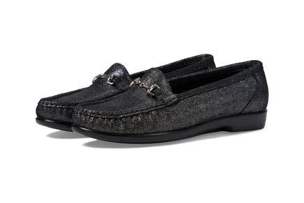 SAS Metro Comfort Bit Loafer sparkle black