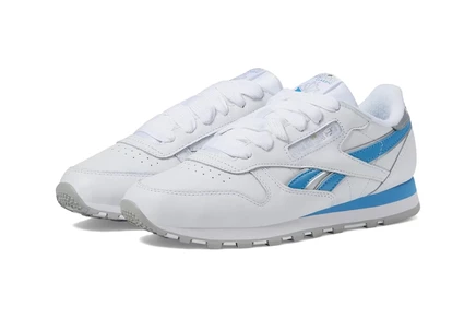 Женские кроссовки Reebok Lifestyle Classic Leather x Angel Reese silver/always blue/white