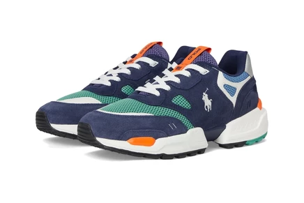 Мужские кроссовки Polo Ralph Lauren Jogger Suede & Mesh Sneaker