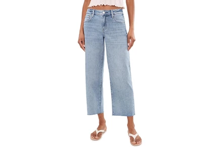 DAZE Keeper Crop Low Rise Straight Cropped in Obviously Vintage obviously vintage
