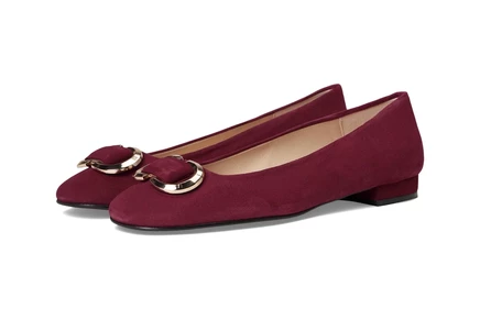 Женские балетки French Sole Pamela, винный
