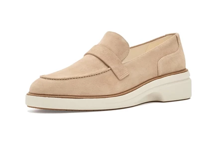 Женские лоферы Cole Haan Cityspectre, замшевые, песочные