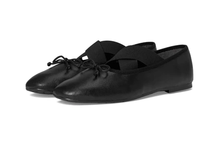 Женские балетки Sam Edelman Arya, черные кожаные