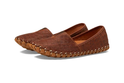 Женские балетки Spring Step Kathaleta Croco, верблюжевые