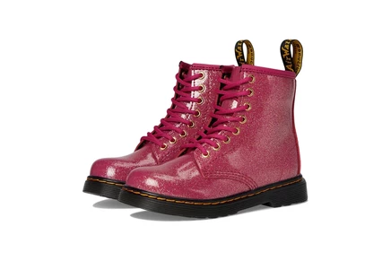 Детские ботинки Dr. Martens 1460 шнурованные, фуксия/глиттер