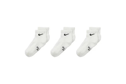 Носки Nike Performance Cushioned Dri-FIT Quarter Training Socks 6-Pair Pack (Little Kid/Big Kid)