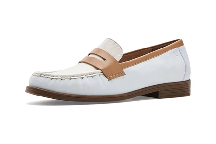Женские лоферы Cole Haan Stassi Soft Driving, сине-бежевые
