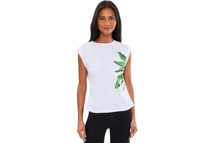 Sanctuary Artist Muscle Tank palmetta