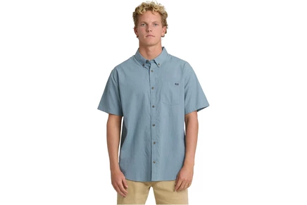 Мужская рубашка Billabong All Day короткий рукав, oceana