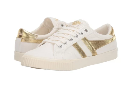 Женские кроссовки Gola Tennis - Mark Cox off-white/gold