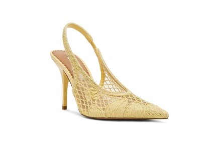 yellow crochet