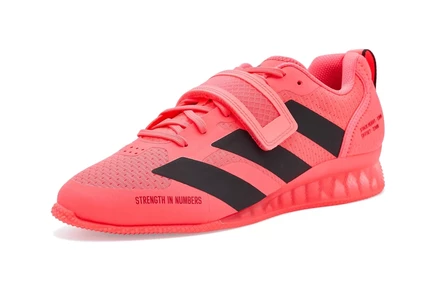 Мужские штангетки Adidas Adipower 3, красно-черные