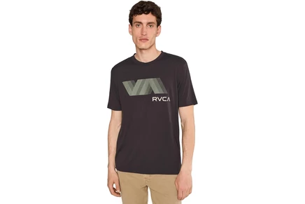 Мужская футболка с коротким рукавом RVCA VA Blur, черная
